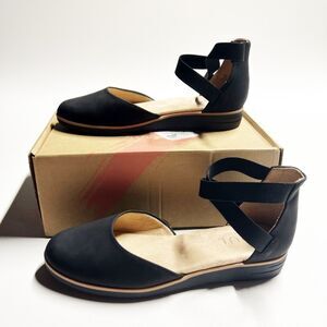 Soul Naturalizer Intro Wedge Wide Width Flat Black Size 9 Wide NWB